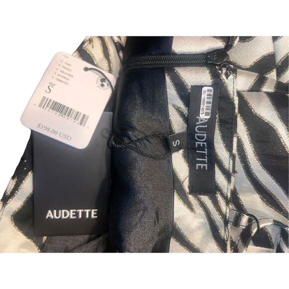 Free people Audette Kate Mini zebra black and white Dress small - Picture 8 of 9